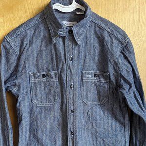 Gustin Herringbone Workshirt XS slim
